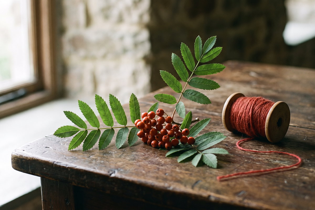 Rowan and red thread: the Scottish door charm, where it comes from and how to keep it today